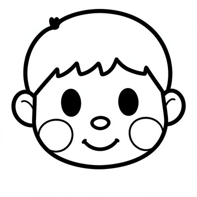 Kolorowanka — buzia do kolorowania