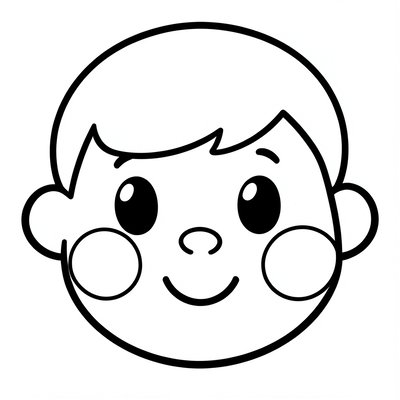 Kolorowanka — buzia do kolorowania