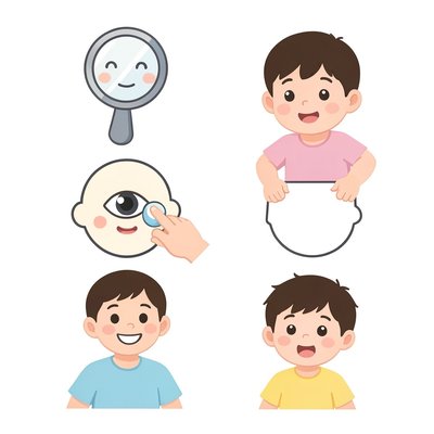 Piktogramy krok po kroku — plakat instruktażowy