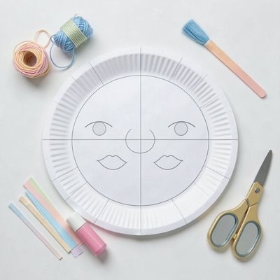 Szablon talerzyka — przygotowanie do pracy