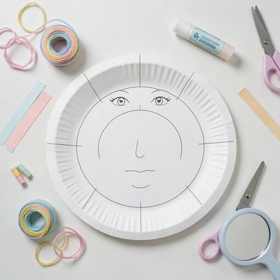 Szablon talerzyka — przygotowanie do pracy