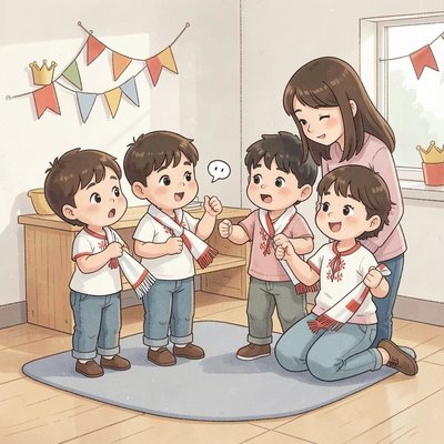 Przystanek Polska — wierszyk i chustki