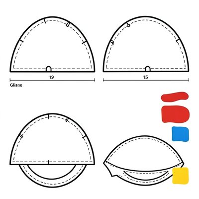 Szablon papierowej czapki (do wydruku)