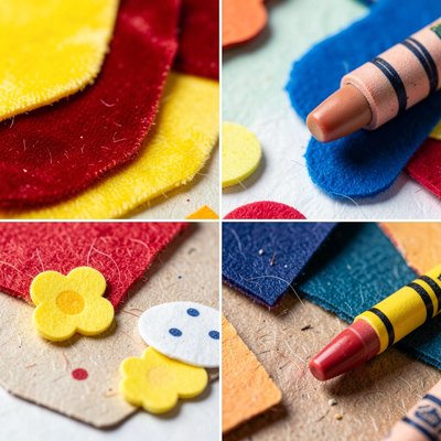 Zbliżenie materiałów sensorycznych