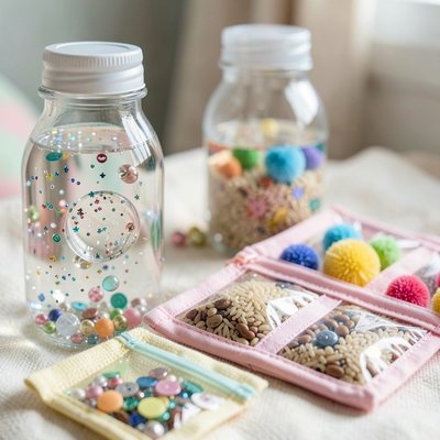 Butelki sensoryczne i woreczki