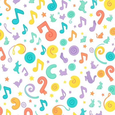 Wzór na chusteczki — kolorowy powtarzalny motyw