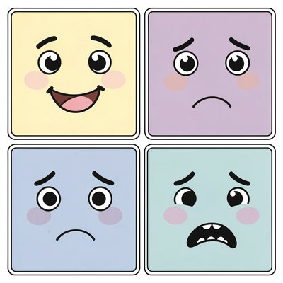 Karty emocji — twarze do rozmowy