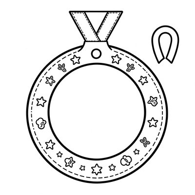 Szablon medalu 'Medal dla Odporności'