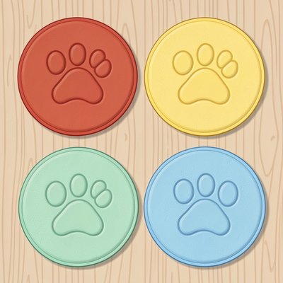 Szablon mat poszukiwań (widok z góry)