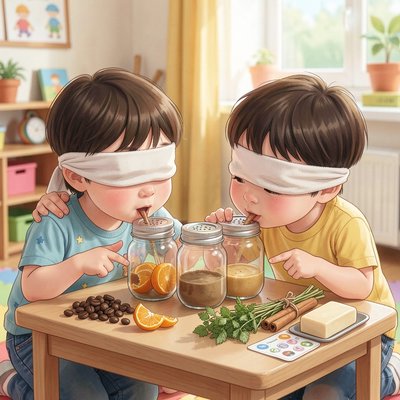 Ilustracja stacji Węch — Ślady zapachowe