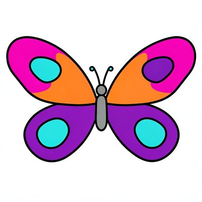 Prosty obrazek — Motyl