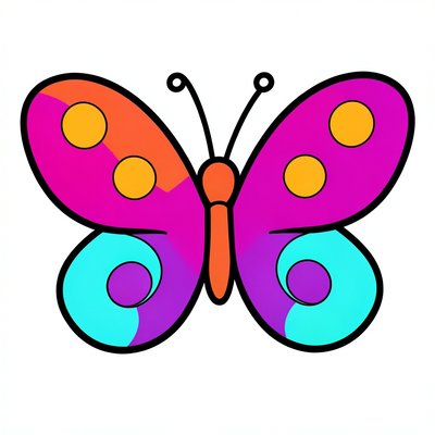 Prosty obrazek — Motyl