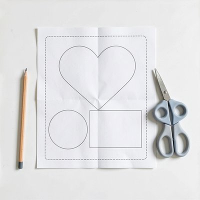 Szablon bazy kartki A5 z miejscami na elementy