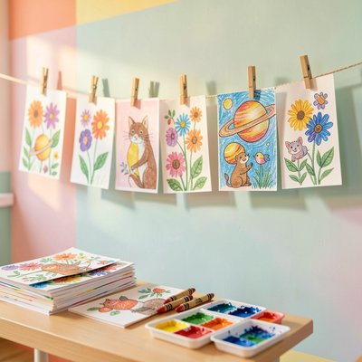Galeria gotowych prac dzieci