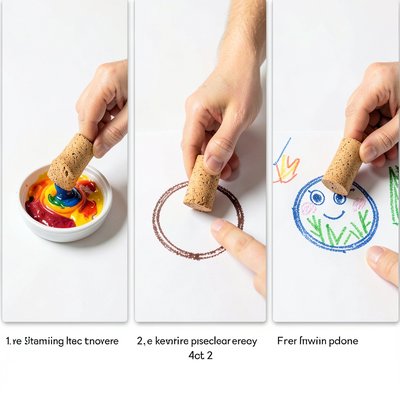 Instrukcja krok po kroku — ilustracyjny triptych