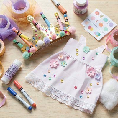 Przykładowy komplet: korona i dekoracja sukienki