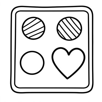 Kolorowanka — mały ręczniczek z pieczątkami