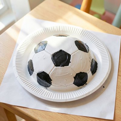 Gotowa piłka z talerzyka