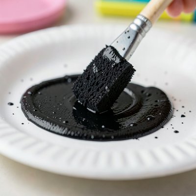 Zbliżenie: stemplowanie plamek