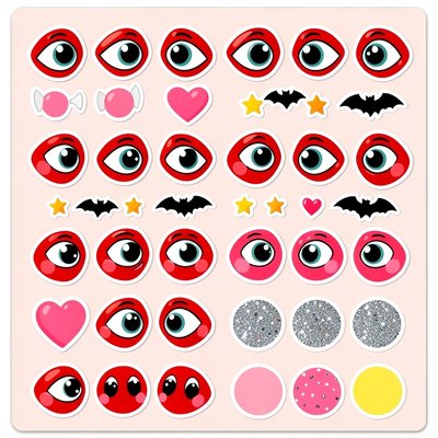 Arkusz naklejek dekoracyjnych