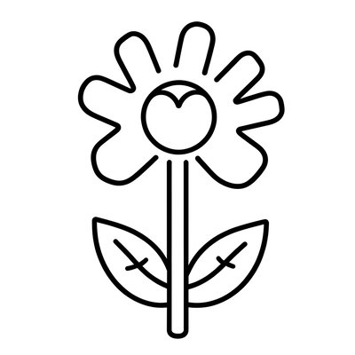 Kolorowanka: Kwiat z odcisków dłoni