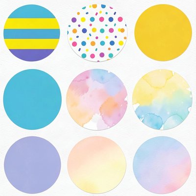 Tła odznak — wzory do kolorowania i malowania