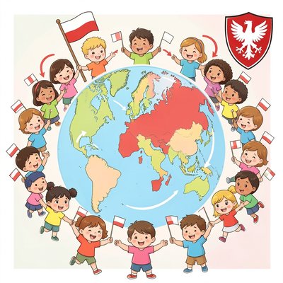 Plakat wprowadzający — Polonia i polskie symbole