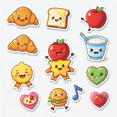 Naklejki — nagrody za udział