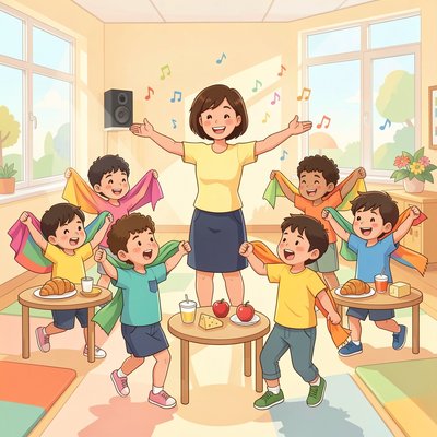 Plakat — Europejski Dzień Śniadania — Zajęcia taneczne