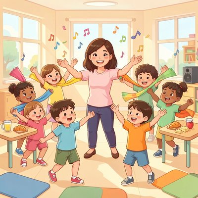 Plakat — Europejski Dzień Śniadania — Zajęcia taneczne