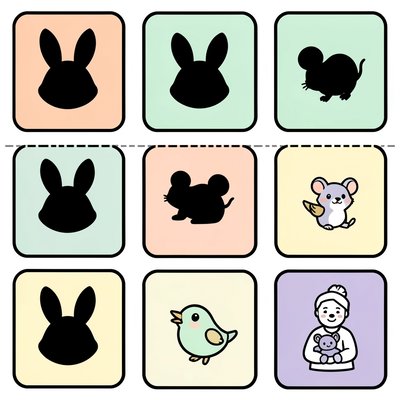 Karty ról — proste obrazki