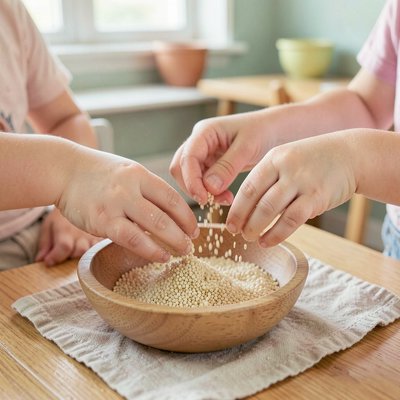 Stacja: Piekarnia — przesypywanie