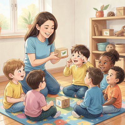 Ilustracja: Gra 'Co to za dźwięk?'