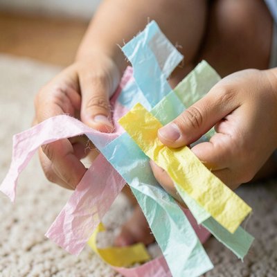 Miękkie paski papieru — detal