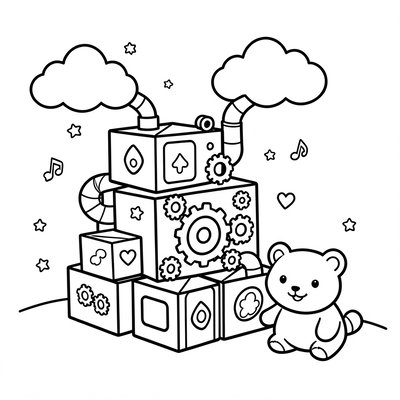 Kolorowanka "Moje wymyślone urządzenie"