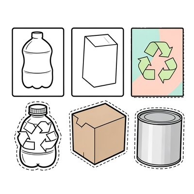 Szablon – Małe Centrum Recyklingu (do wycinania/oznakowania)