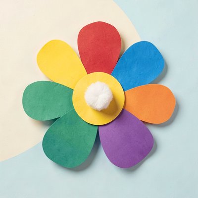 Ilustracja przykładowego dużego kwiatu