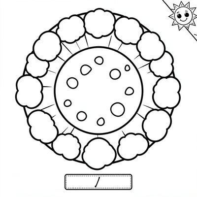 Kolorowanka — Krążek sera Camembert