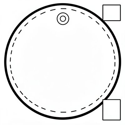 Szablon medalu do wydruku