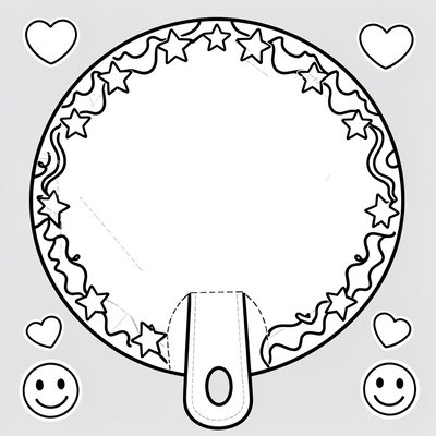 Szablon rakietki z papierowego talerzyka (do druku i wycięcia)