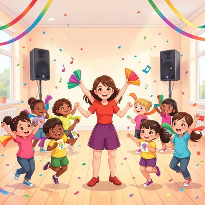 Plakat zapraszający na Dzień Tańca