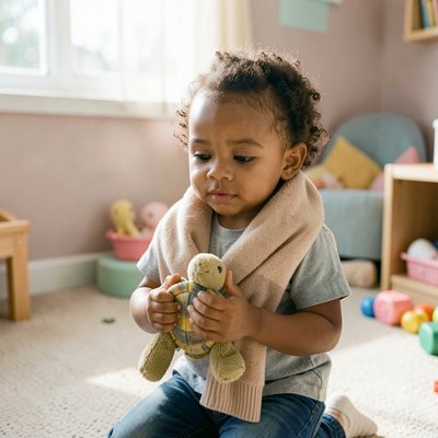 Powitanie z szalem i żółwiem