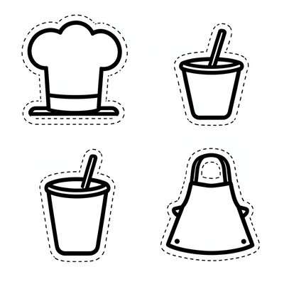 Karty ról (piktogramy) — szablony