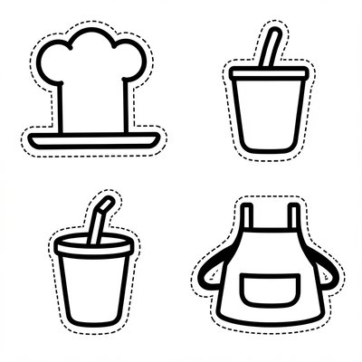 Karty ról (piktogramy) — szablony