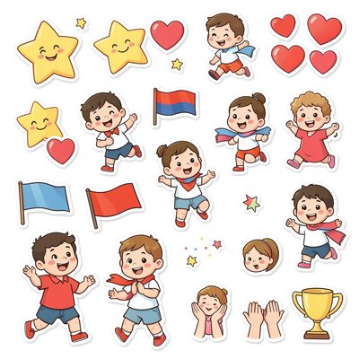 Arkusz naklejek / nagrody