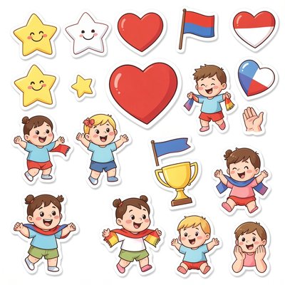 Arkusz naklejek / nagrody