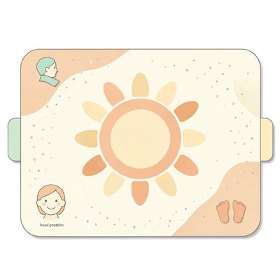 Szablon maty — miejsce do leżenia