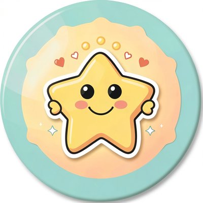 Projekt naklejki 'Szczerość' — odznaka