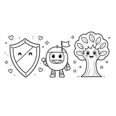 Kolorowanka 'Mój mały strażnik'