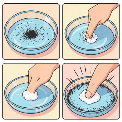 Karty eksperymentu: mydło i pieprz (sekwencja)